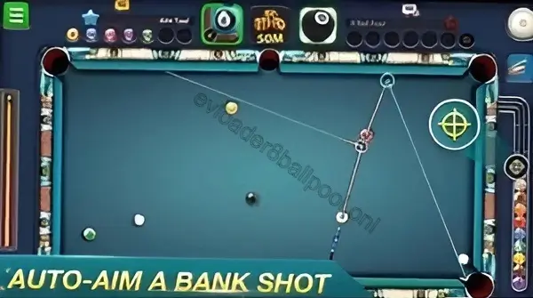 Screenshot of EV Loader 8 Ball Pool Aim Accuracy