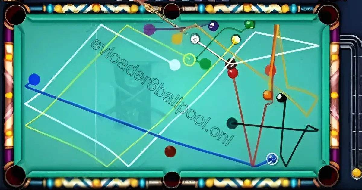 Screenshot of EV Loader 8 Ball Pool Shot Prediction